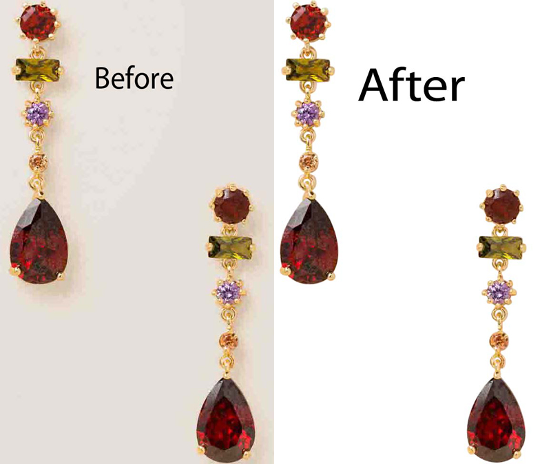 jewelry photo editing clipping path service