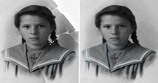 old photo restoration