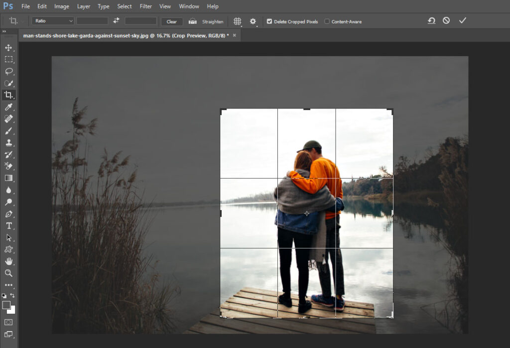 How to Crop Image in Photoshop cc in 2021