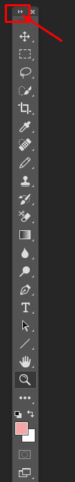 photoshop tools single column