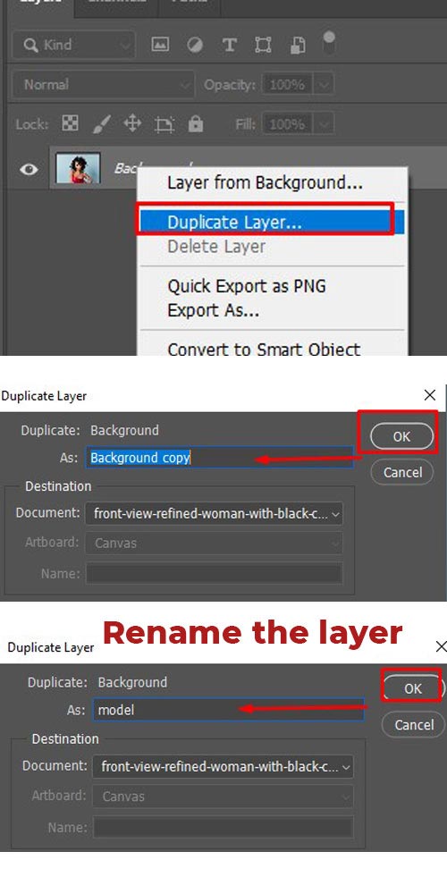 duplicate layer